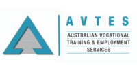 Avtes Logo grey and blue