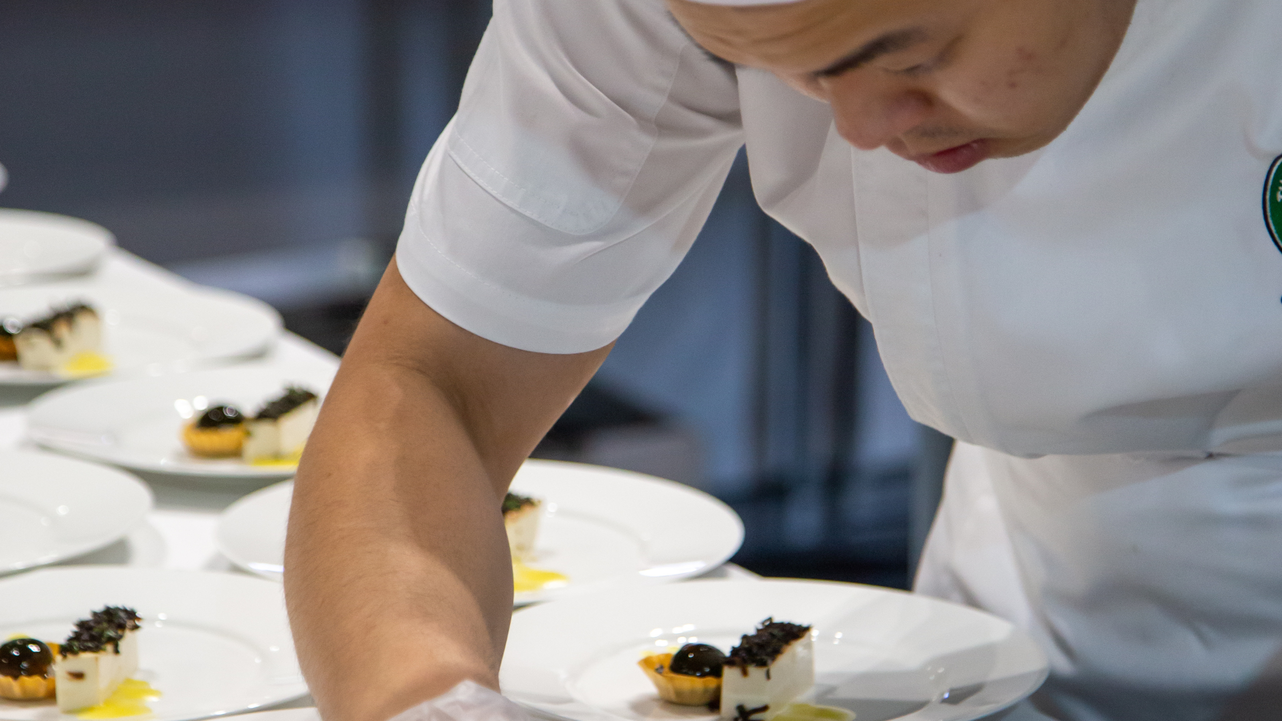 Chef plating competition food